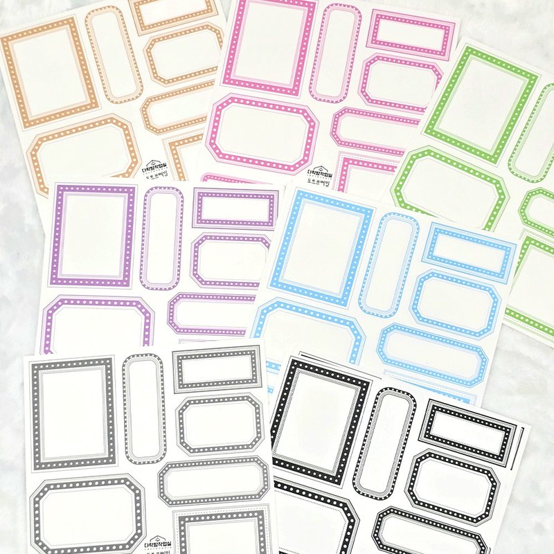 :圆点边框: 纸张 (180g) - 信封/信纸 - 其他材质 