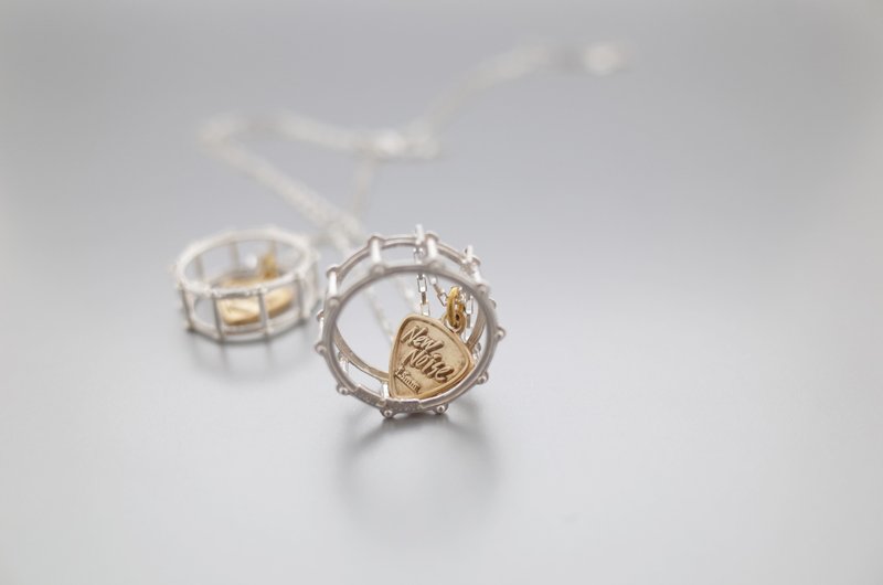 鼓起勇气 925 纯银项链 - 项链 - 其他金属 银色