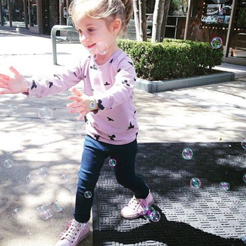 Moi Kids 冰岛有机棉童装软牛仔长裤 1岁至4岁深蓝 - 童装裤 - 棉．麻 蓝色