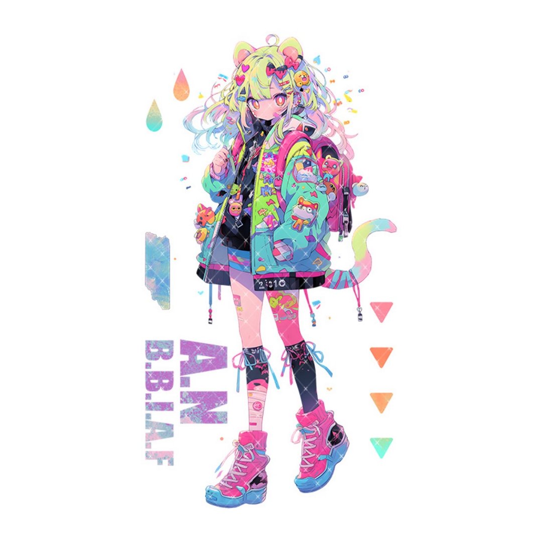 多巴胺-少女 PET 纸胶带 - 纸胶带 - 其他材质 多色
