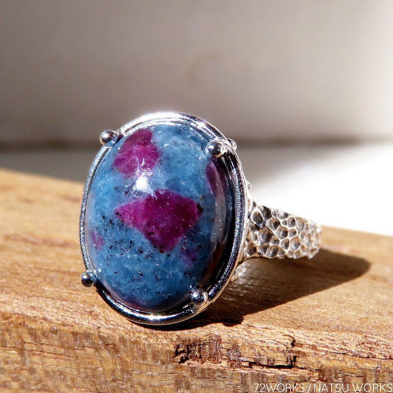 Ruby in Kyanite Ring - 戒指 - 宝石 蓝色