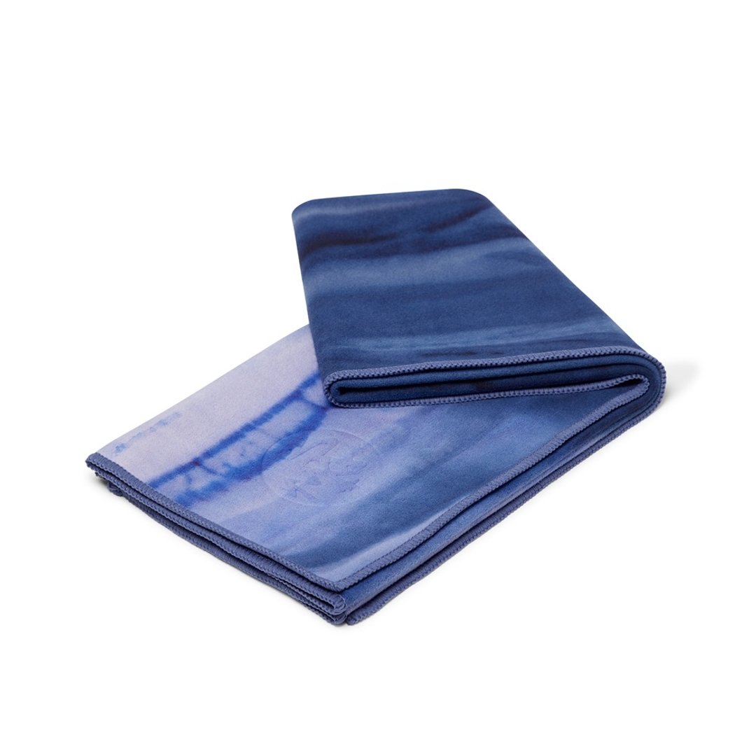 【Manduka】eQua Hand Towel 瑜珈手巾 - Moon Tie Dye (湿止滑) - 运动配件 - 聚酯纤维 蓝色