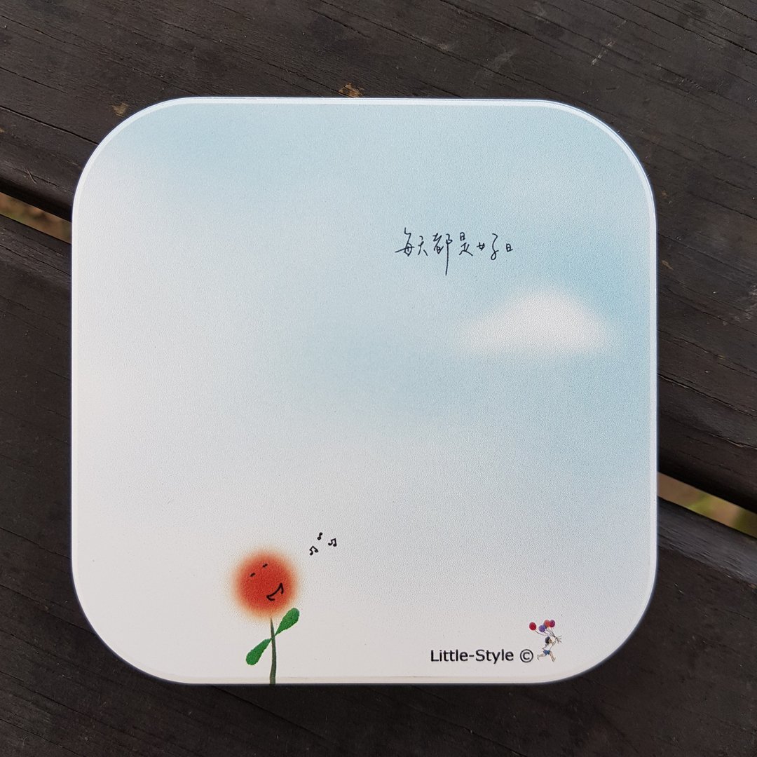 吸水杯垫-每天都是好日 - 杯垫 - 陶 白色