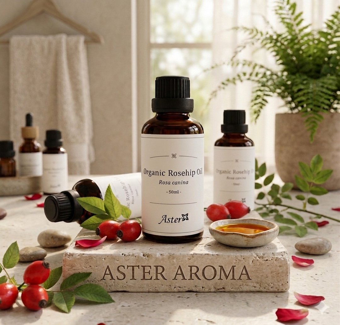 Aster Aroma - 有机玫瑰果油 - 其他 - 精油 