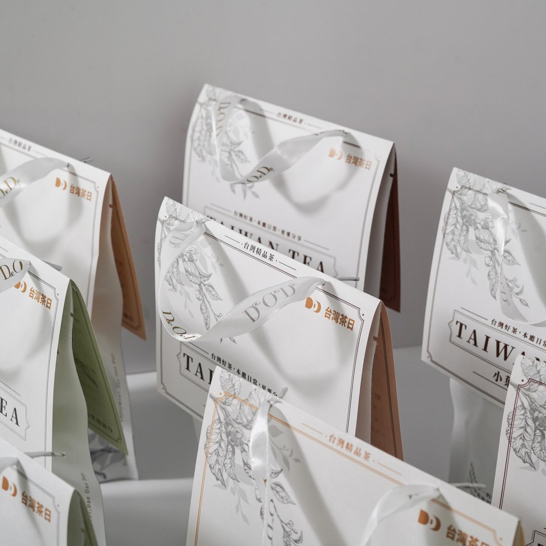 【精品级台湾茶-创新茶包袋】绿茶 乌龙茶 红茶 毕业礼物教师礼物 - 茶 - 纸 白色