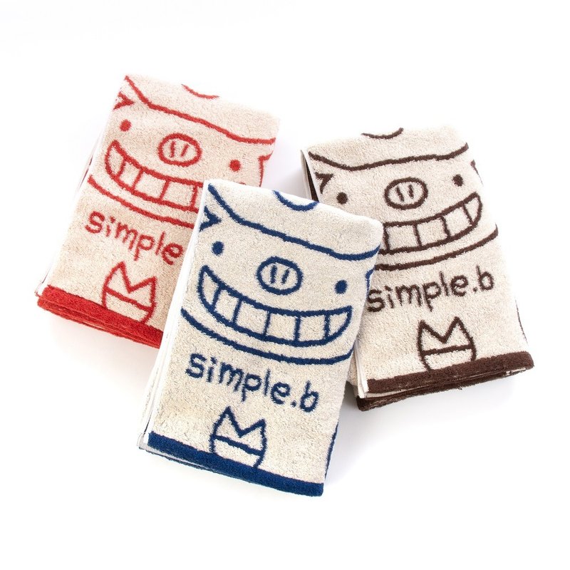 今治和平猪耶浴巾| 亲肤吸水| 触感蓬松| 趣味设计| 日本制 - 毛巾浴巾 - 棉．麻 多色