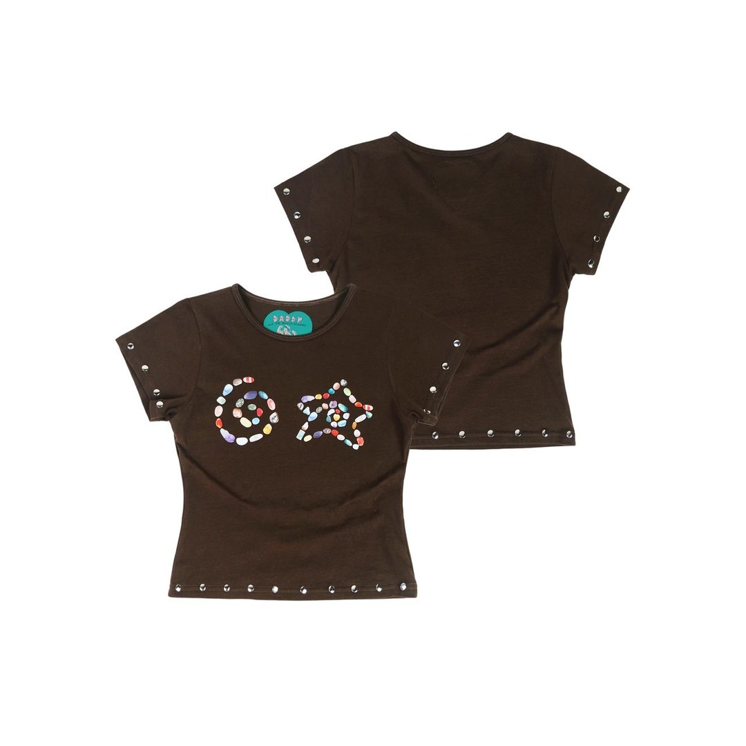 DADDY ( MIW ) | Lucky Stone Baby Tee 可爱 baby tee 上衣 - 女装 T 恤 - 其他材质 