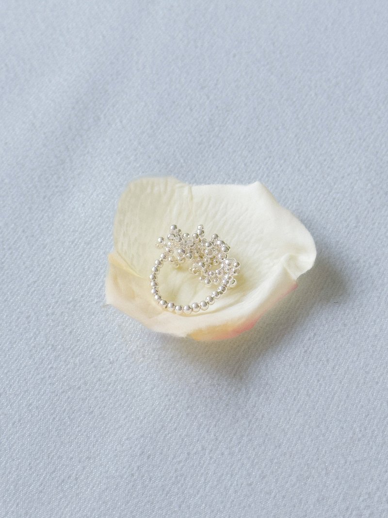 Coral Ring 925 Silver - 戒指 - 其他金属 透明