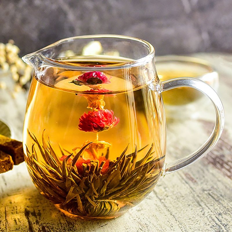 X1【中秋公益礼盒】无藏 开花茶 综合6颗大罐装_三入精美大礼盒 - 茶 - 新鲜食材 多色