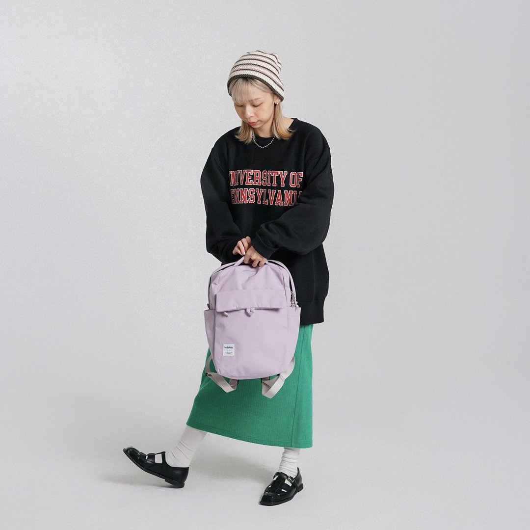CARTER系列 | 14寸笔电书包M号 MINI CARTER ECO (肥皂紫) - 后背包/双肩包 - 环保材料 紫色