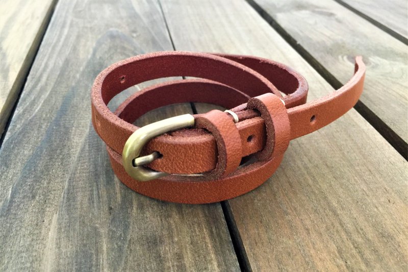 1.3cm 皮带 // 1.3cm Leather Belt // 腰带 // 复古皮带 // 经典 - 皮带/腰带 - 真皮 