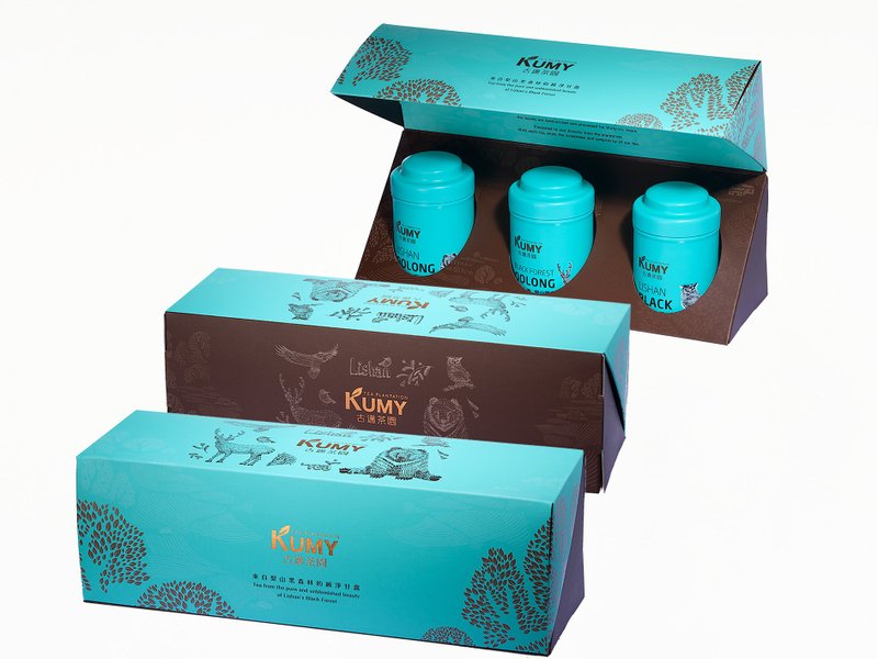 【礼盒团购/包邮】星赏品尝组 顶级(红茶+乌龙)(1组3盒/每盒3罐) - 茶 - 新鲜食材 蓝色