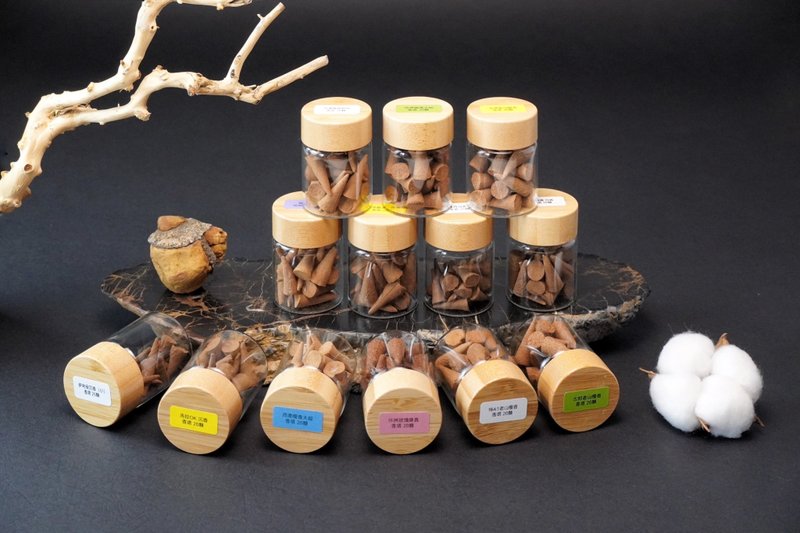 纯手工香塔、塔香、香锥 - 香薰/精油/线香 - 木头 白色