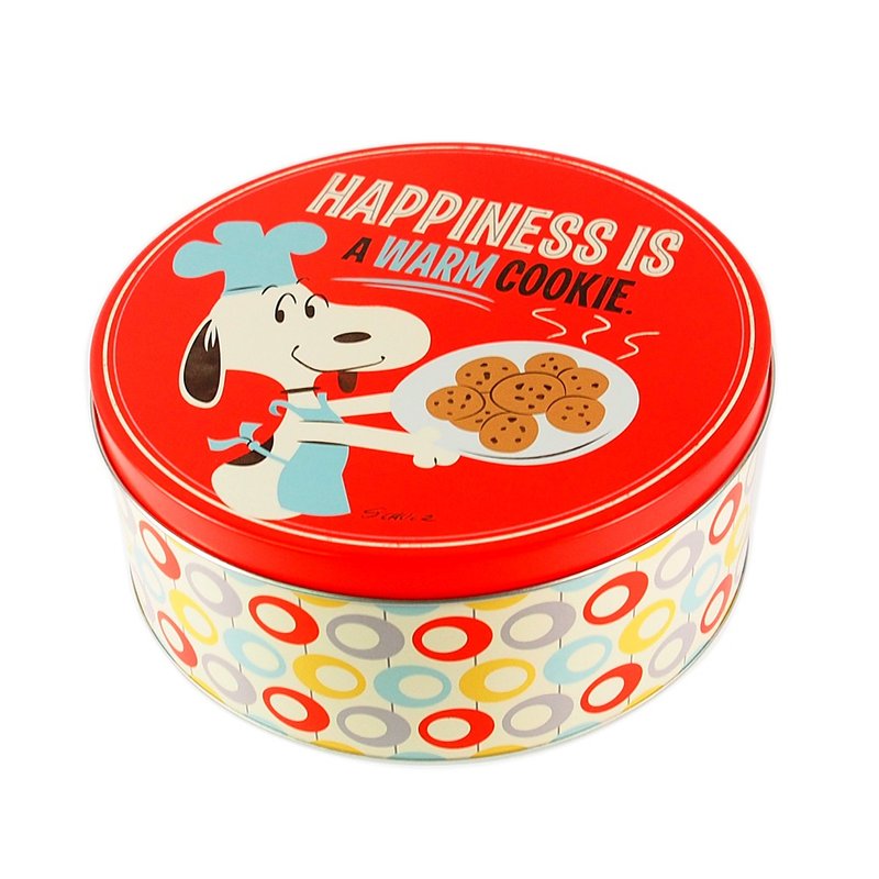 Snoopy锡材收纳手工饼干盒【Hallmark-Peanuts史努比】 - 收纳用品 - 其他金属 红色
