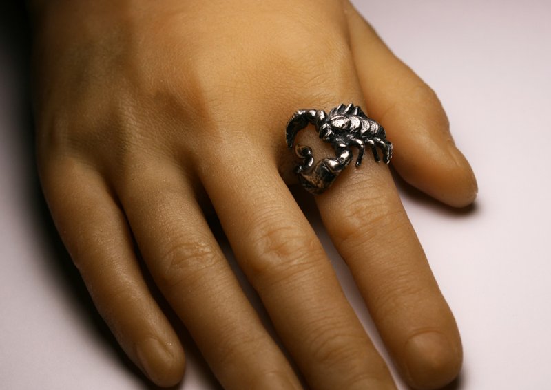 蝎子戒指 - 戒指 - 其他金属 银色