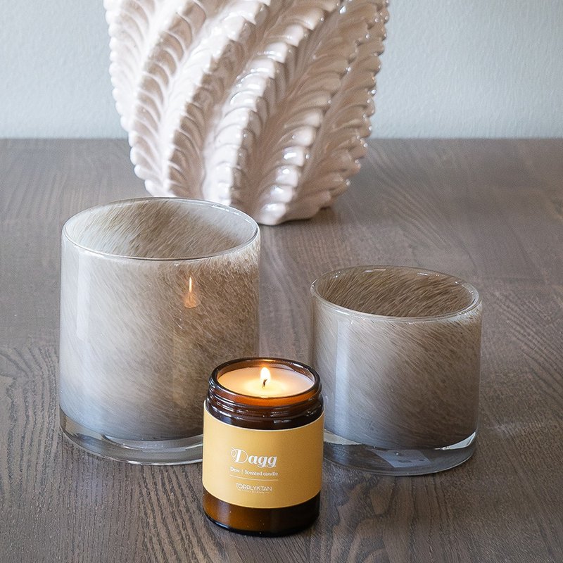 【瑞典 Torplyktan】平原风光蜡烛150g-露水 - 蜡烛/烛台 - 蜡 