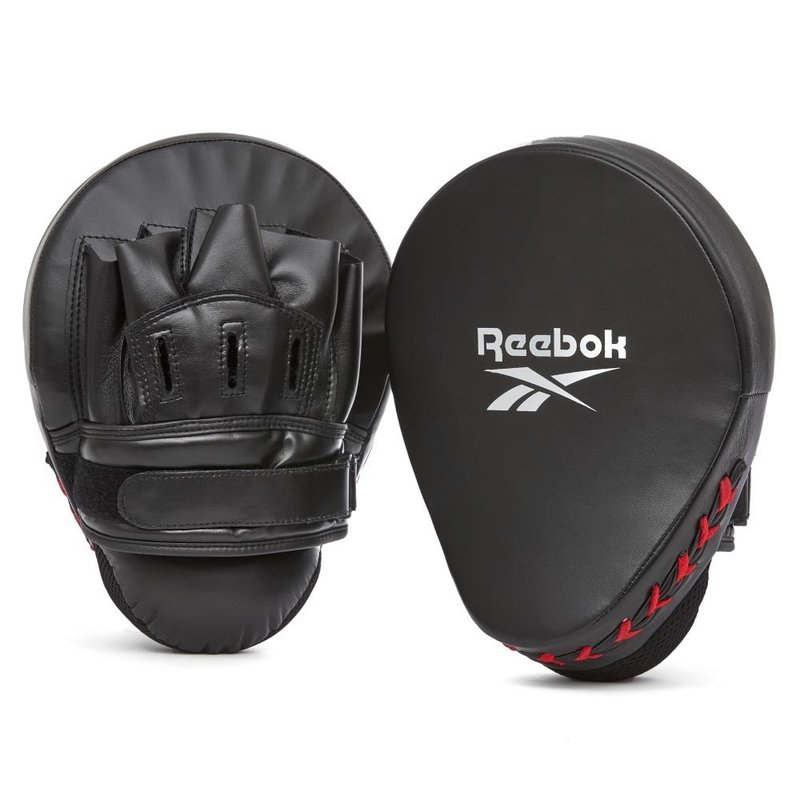 【Reebok】Hook & Jab Pads 拳击训练手靶 - Red/Black - 运动/健身用品 - 聚酯纤维 黑色