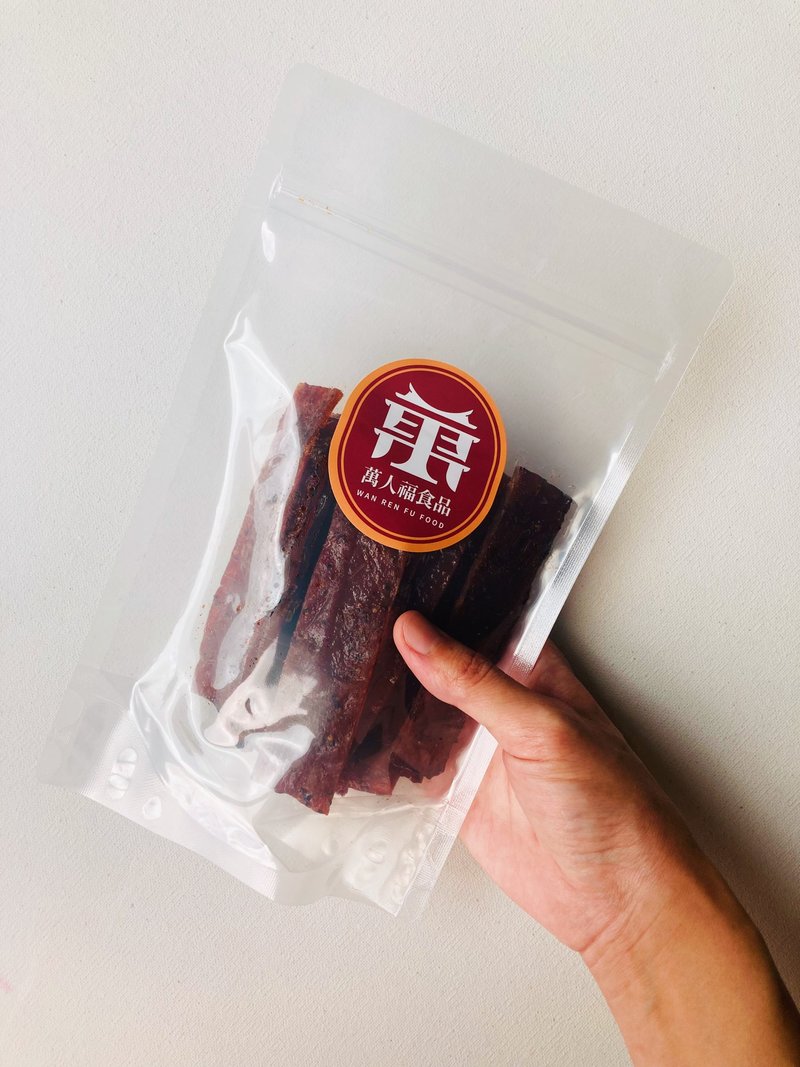 【万人福肉干】蜜汁黑胡椒肉干 黑胡椒肉干 软嫩肉条 250g/包 - 肉干/肉松 - 新鲜食材 