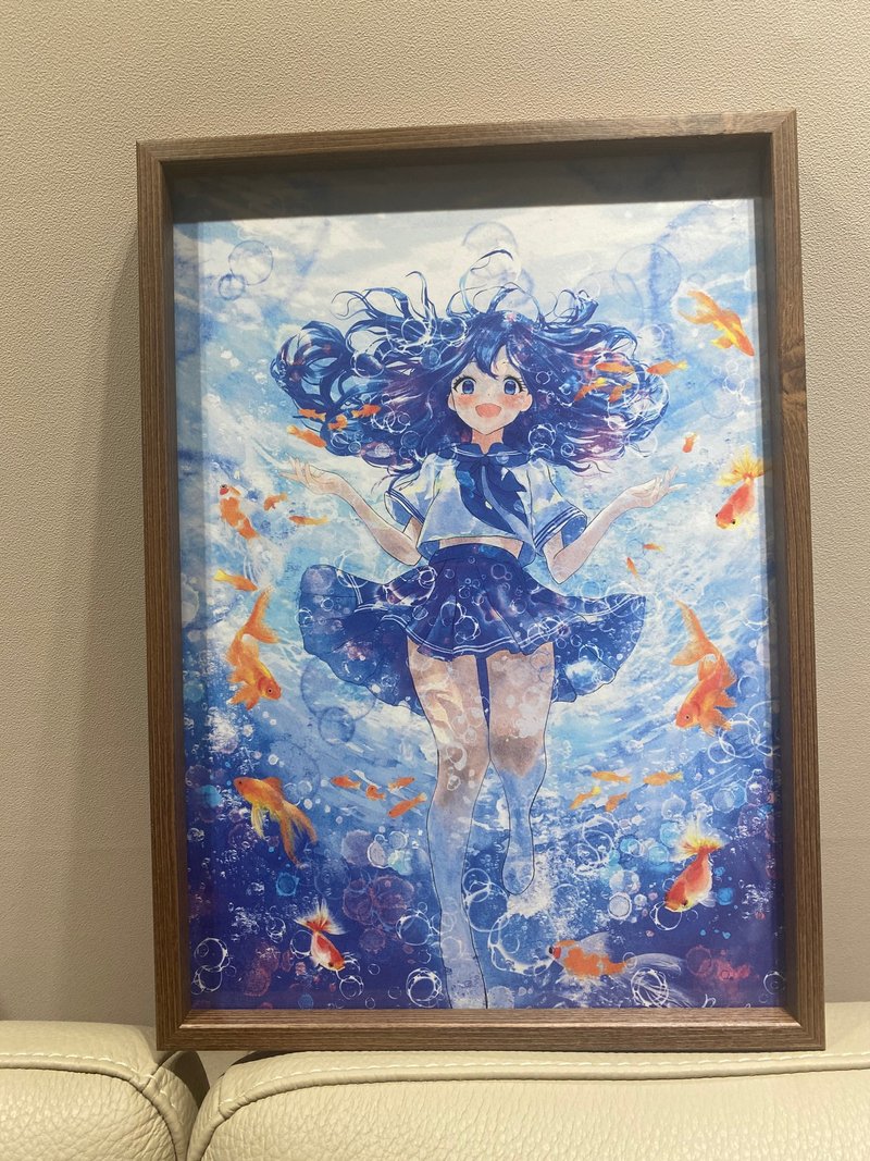 海中少女 A3 海报 - 海报/装饰画/版画 - 纸 