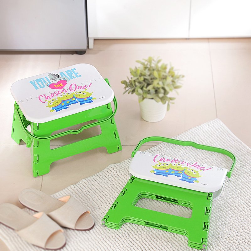 【Disney 迪士尼】手提快收折叠椅-三眼怪-100%台湾制 可折叠吊挂 - 椅子/沙发 - 塑料 多色