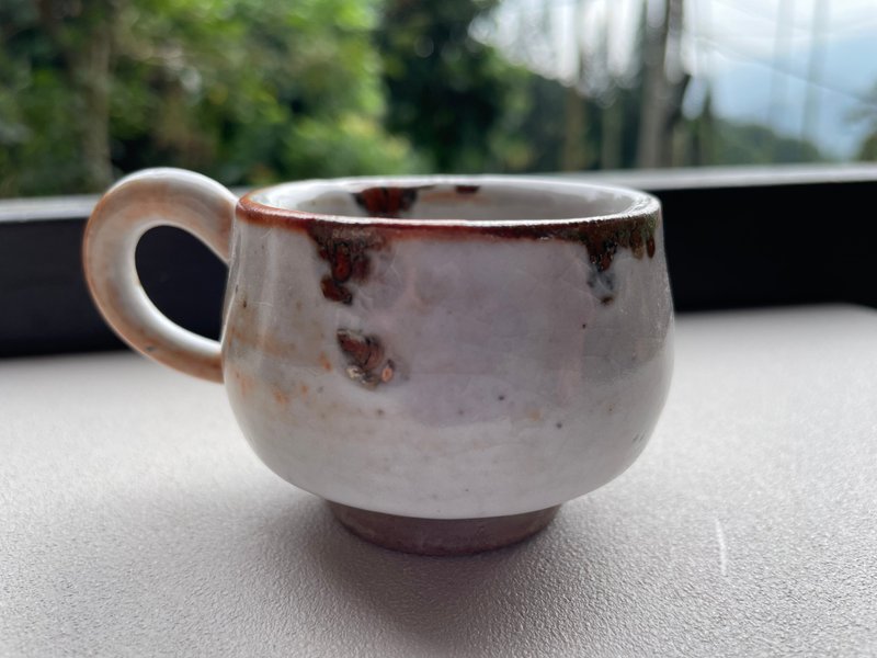 志野提把小杯 - 茶具/茶杯 - 陶 