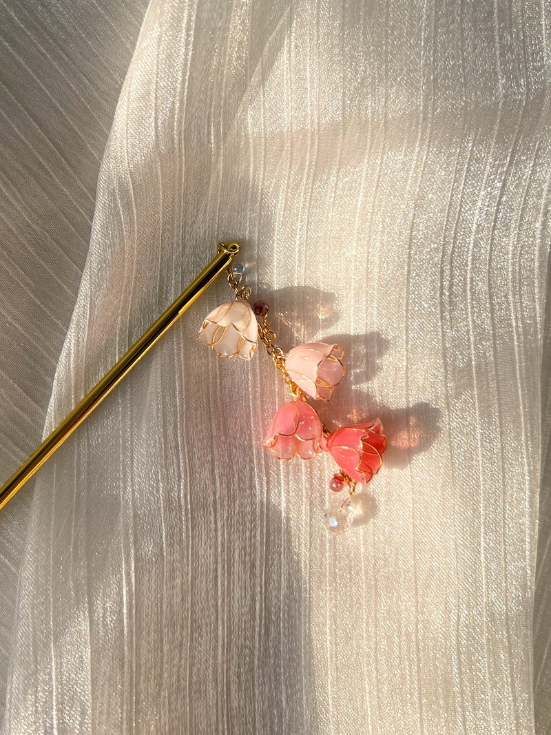 流光铃语 发簪 - 其他 - 树脂 粉红色