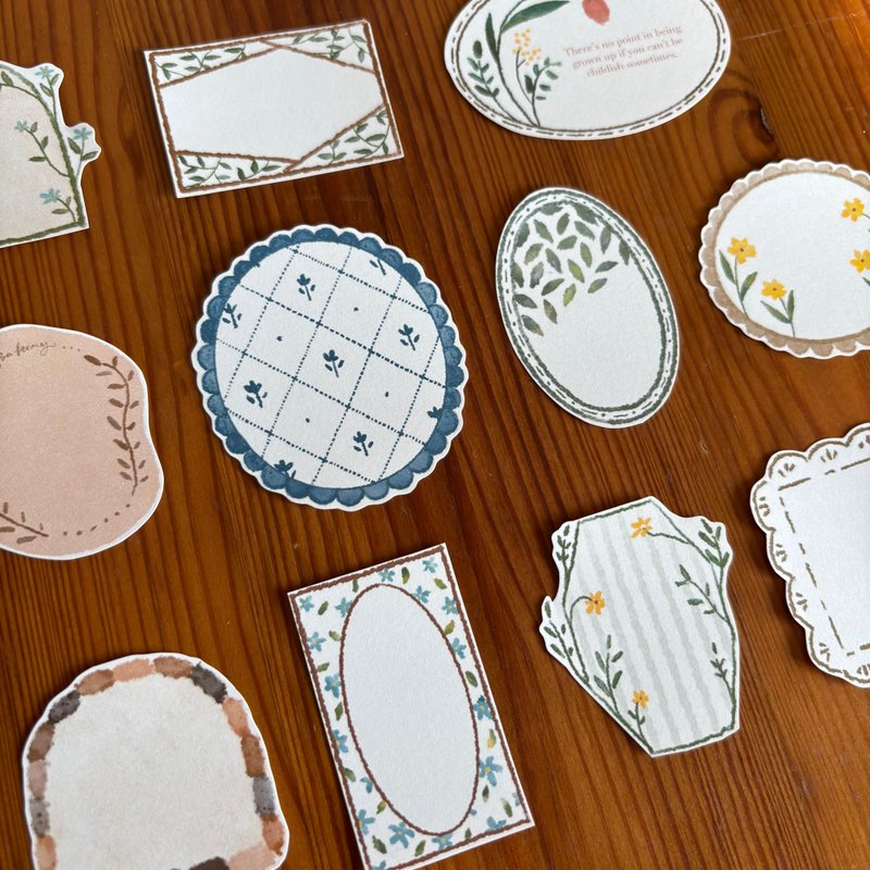 植物框架/背景 - 贴纸 - 纸 