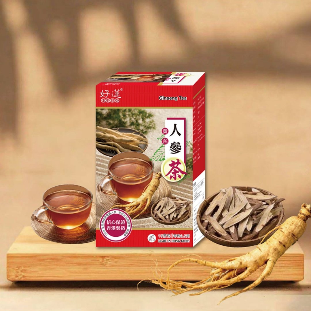 【元气满满】黄芪人蔘茶 -15 茶包 - 新产品 - 香港制造 - 茶 - 纸 红色