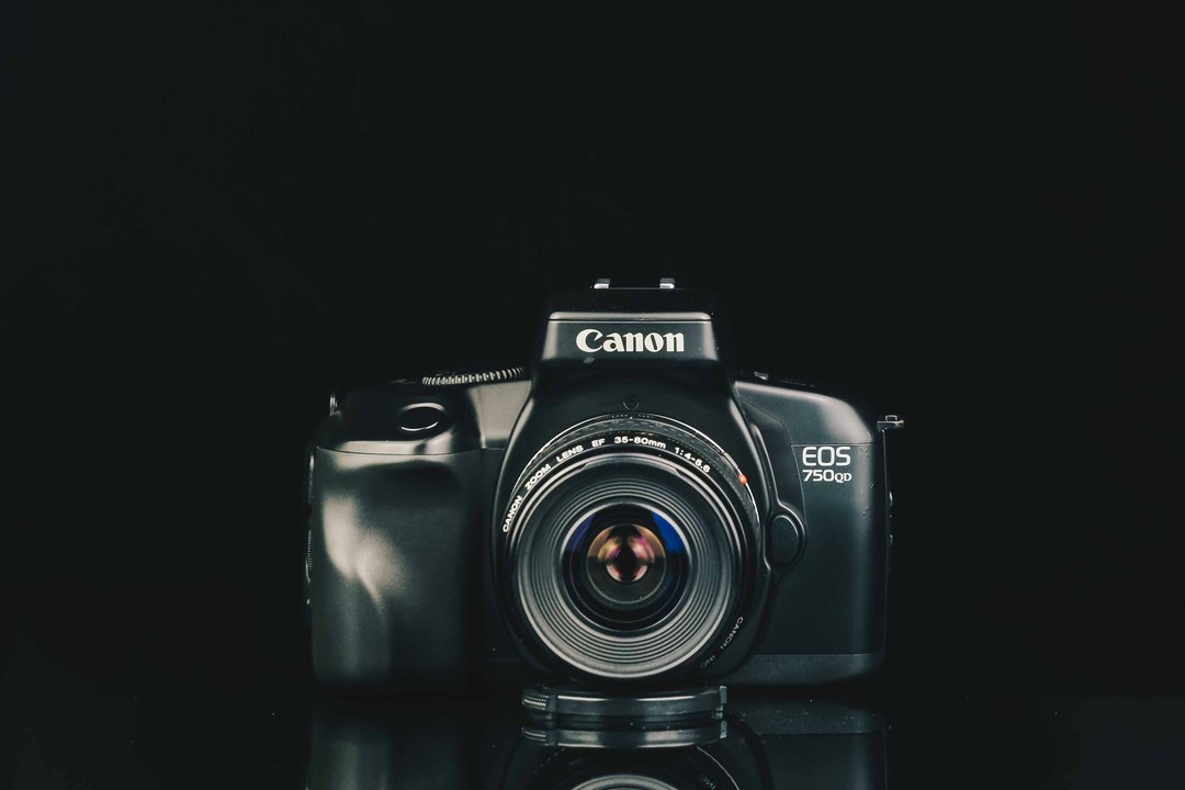 Canon EOS 750 QD+Canon EF 35-80mm F/4-5.6 #9083 #135底片相机 - 相机 - 其他金属 黑色