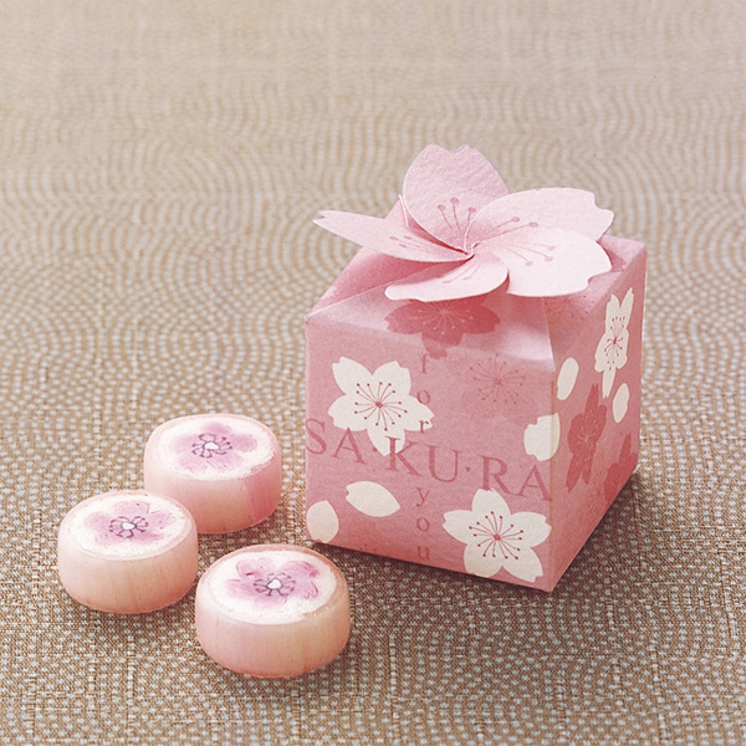 典华优惠券笑容满面幸福樱花糖果-樱桃味 Sakura box set - 零食/点心 - 纸 粉红色