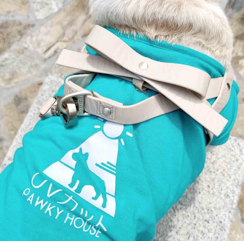 UV カット日本进口莫代尔防晒棉 宠物防晒T恤 亲肤透气 七色可选 - 衣/帽 - 棉．麻 