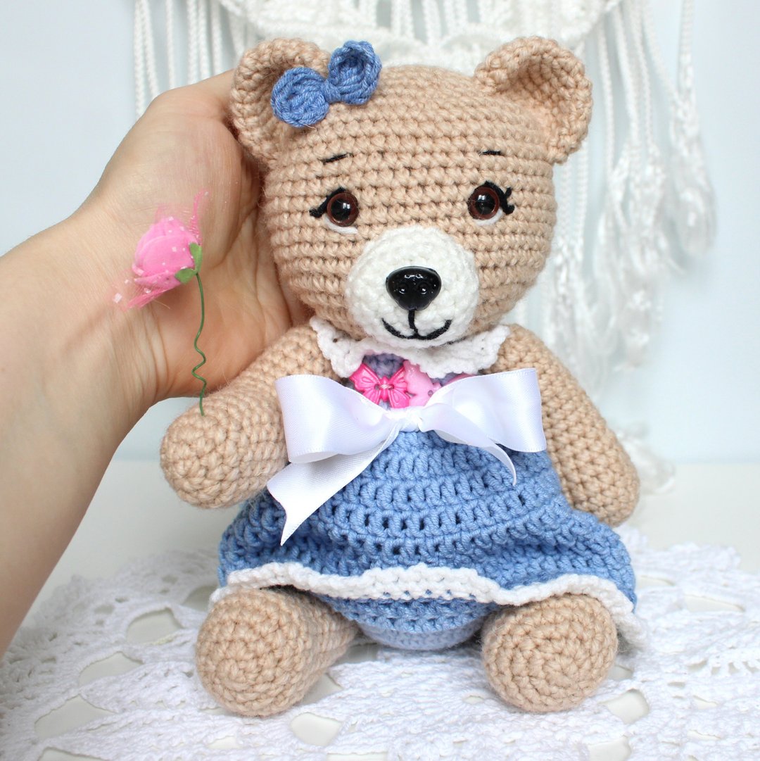 钩针小熊图案英文 - Amigurumi 玩具钩针教学 - 手工艺教程/工具书 - 其他材质 