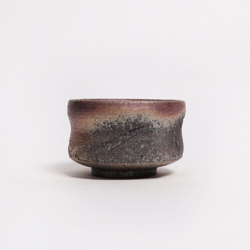 明芽窑 l 柴烧玫瑰金灰背茶碗 - 茶具/茶杯 - 陶 金色