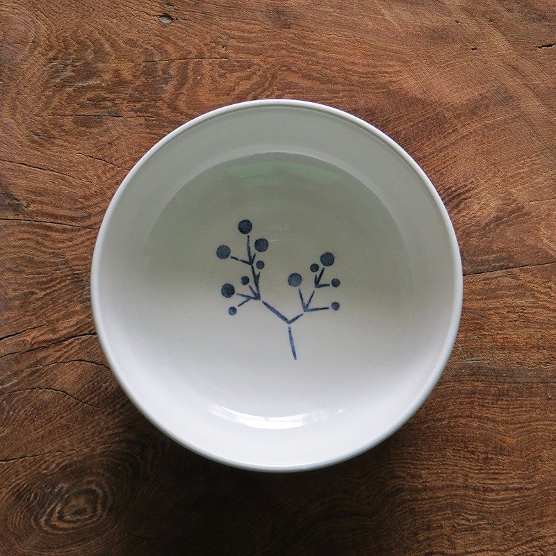 【红 妆】- 安农溪山桐子- 大碗公 - 碗 - 瓷 白色