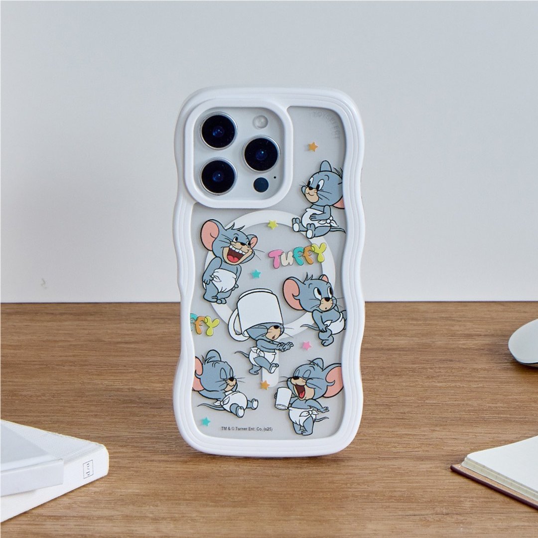 汤姆猫与杰利鼠Tuffy乱花云朵波波MagSafe iPhone手机壳 - 手机壳/手机套 - 塑料 多色