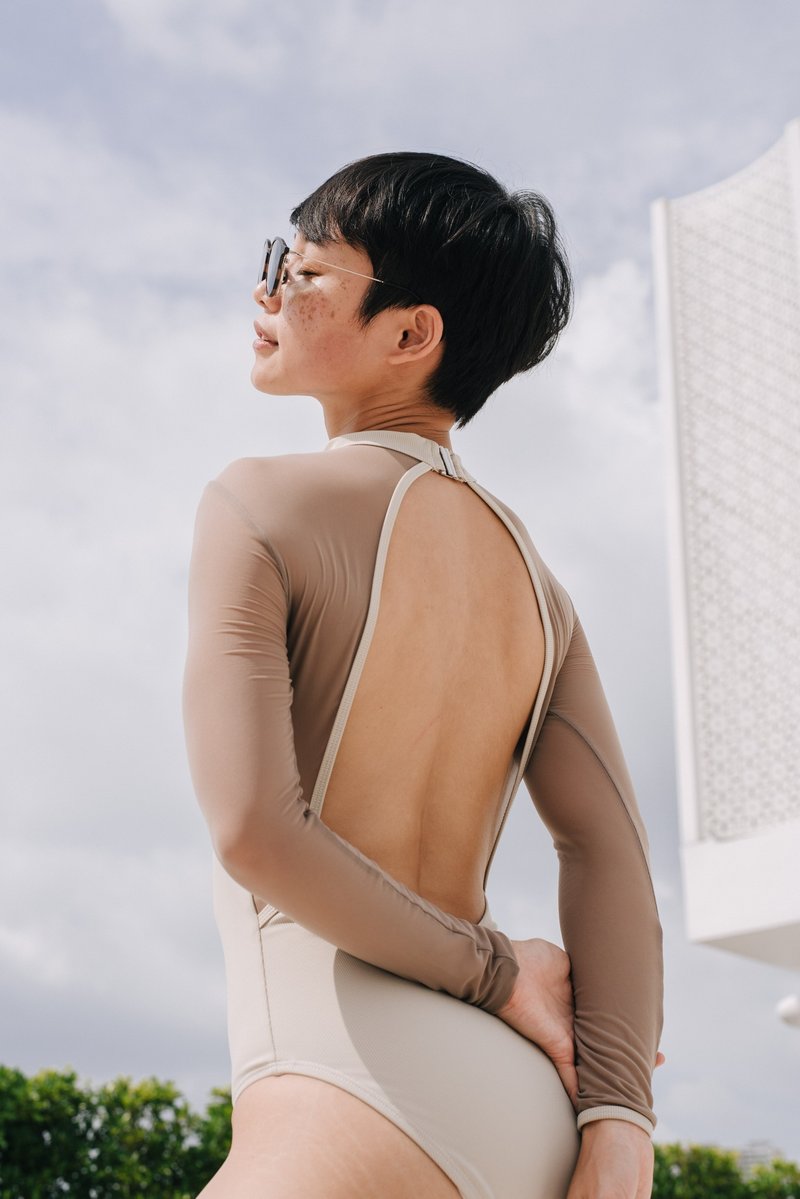 LADY M. - Light brown / Swimwear - 女装泳衣/比基尼 - 其他材质 卡其色