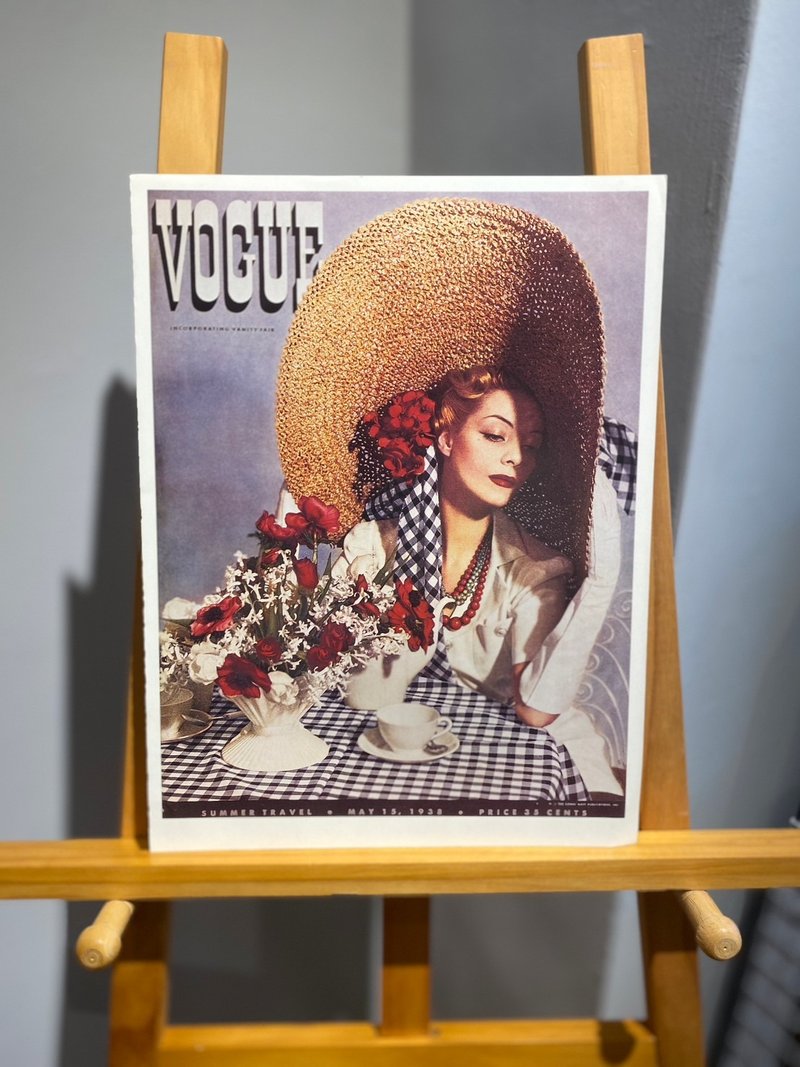 1938年VOGUE时尚杂志封面-1900-1970复刻海报精选图集(1978出版) - 海报/装饰画/版画 - 纸 红色
