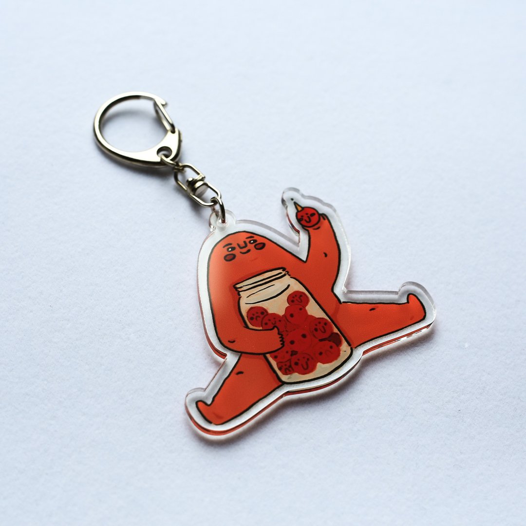 储起开心 / acrylic keychains - 钥匙链/钥匙包 - 压克力 