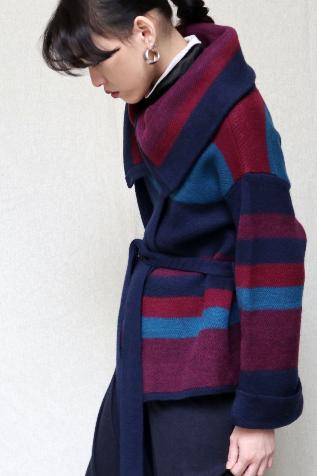 南瓜Vintage。Marc By Marc Jacobs 翻领 绑带 针织 毛料 外套 - 女装休闲/机能外套 - 羊毛 