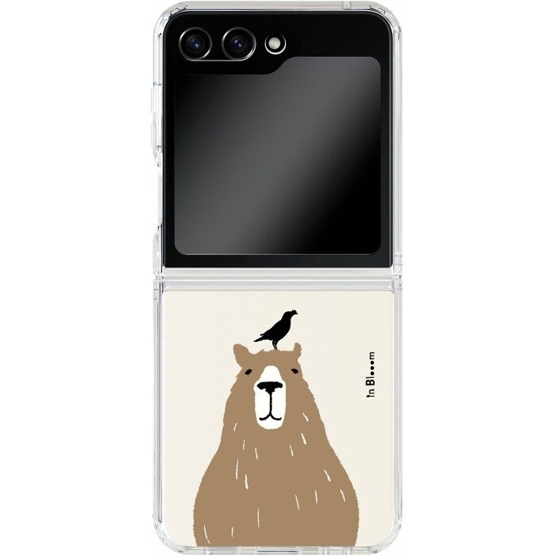 【预购】三星手机壳/Samsung Galaxy Z Flip5/动物园/水豚与八哥 - 手机壳/手机套 - 其他材质 透明