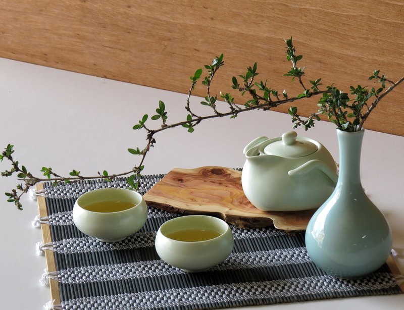 大自然系列—手作 自然边 壶承 - 杯垫 - 木头 咖啡色