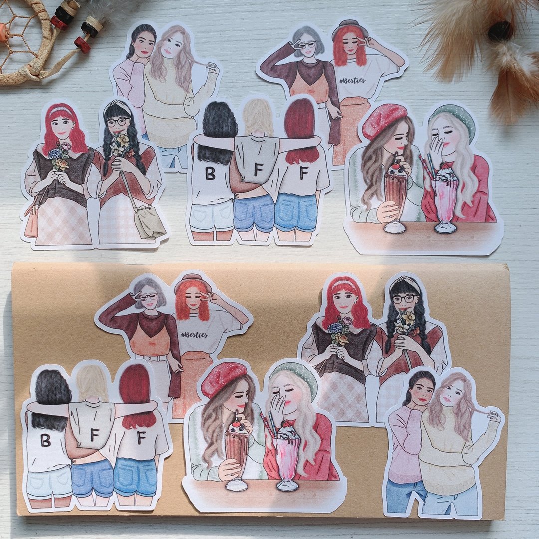 Sticker Besties - 贴纸 - 纸 
