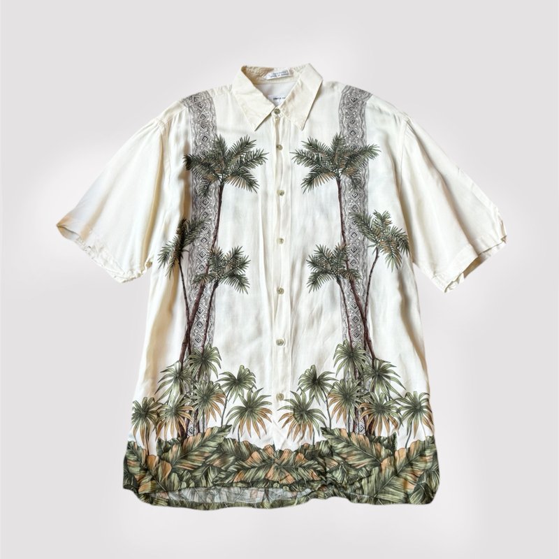 美国古着Pierre Cardin人造丝夏威夷衬衫 - 男装衬衫 - 其他材质 多色