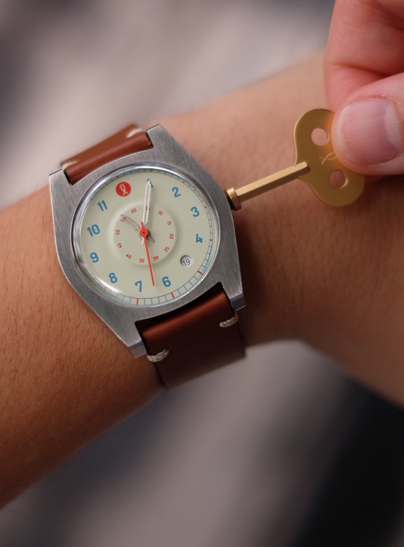 Lima Watch Meca 02 - 男表/中性表 - 不锈钢 咖啡色