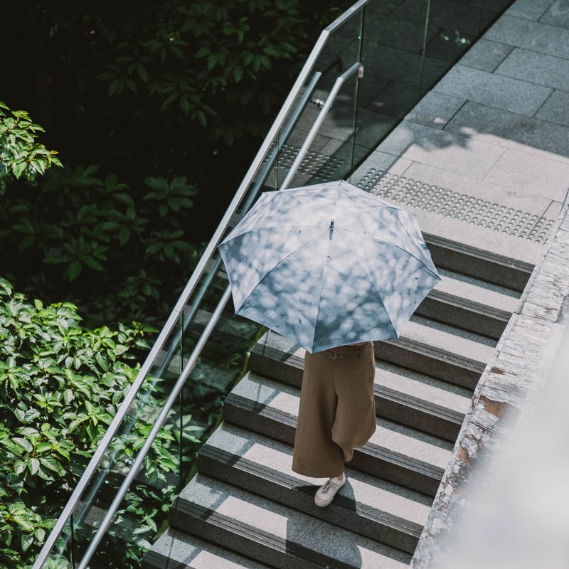 影子系列 – 树影 - 雨伞/雨衣 - 木头 