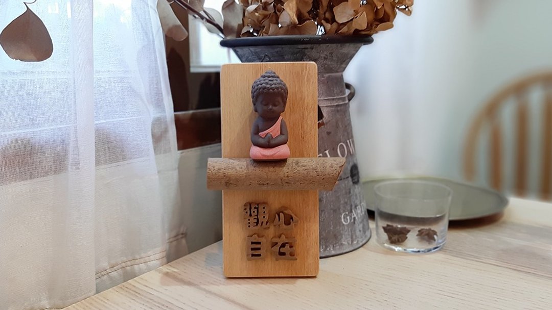 小菩萨挂饰 // 观心自在 // 红色款 - 摆饰 - 木头 多色