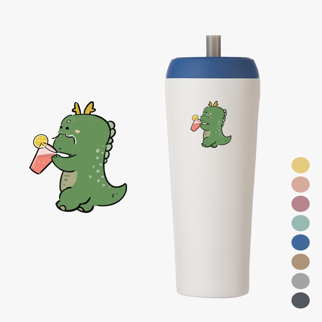 YCCT速吸杯2代720ml- 龙 - 啵一下就能吸的环保随行杯/保冰保温 - 保温瓶/保温杯 - 不锈钢 多色