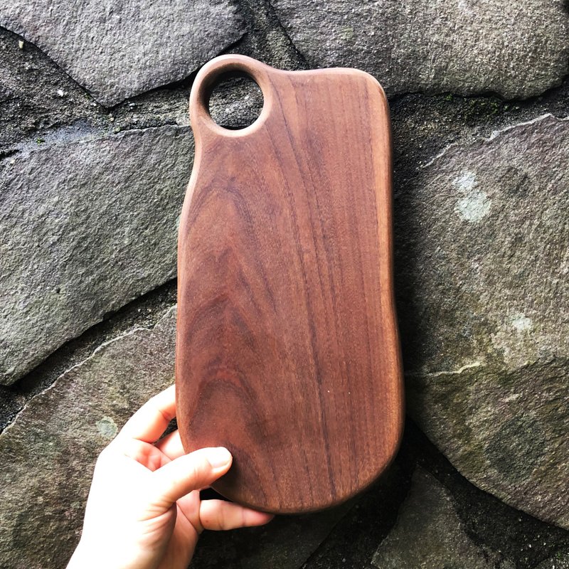 木合金设计/天然自然形原木盘/砧板/餐盘/巴拉圭紫檀 - 托盘/砧板 - 木头 咖啡色