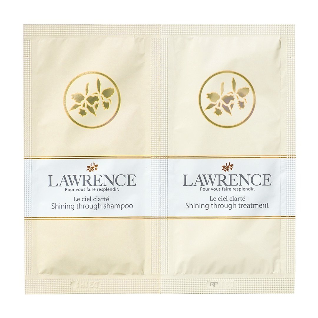LAWRENCE 柔纶丝-晨曦 闪耀滋养洗护发体验装10ml - 旅行套装 - 其他材质 金色