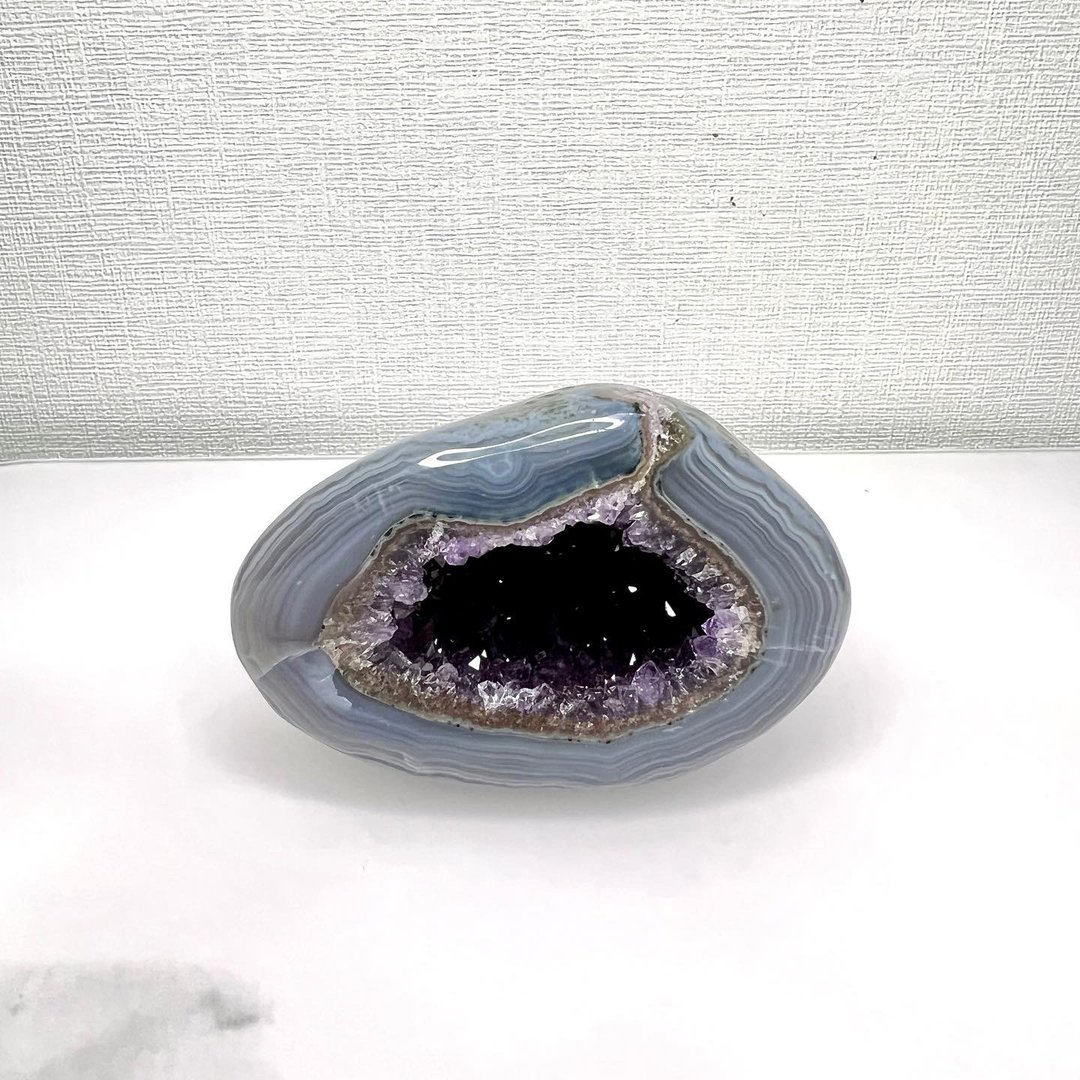 全抛光玛瑙面紫水晶簇 | 水晶 | 水晶簇 | 水晶摆件 - 其他 - 水晶 紫色